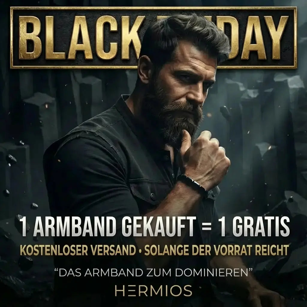 Hermios Hämatit-Armband